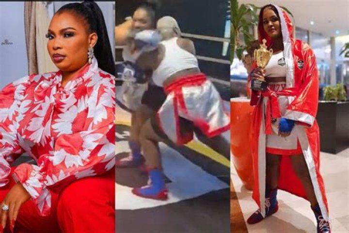 
Actress Laide Bakare Stir Reactions With New Video Of Herself Without Make-Up In Bikini Outfit 