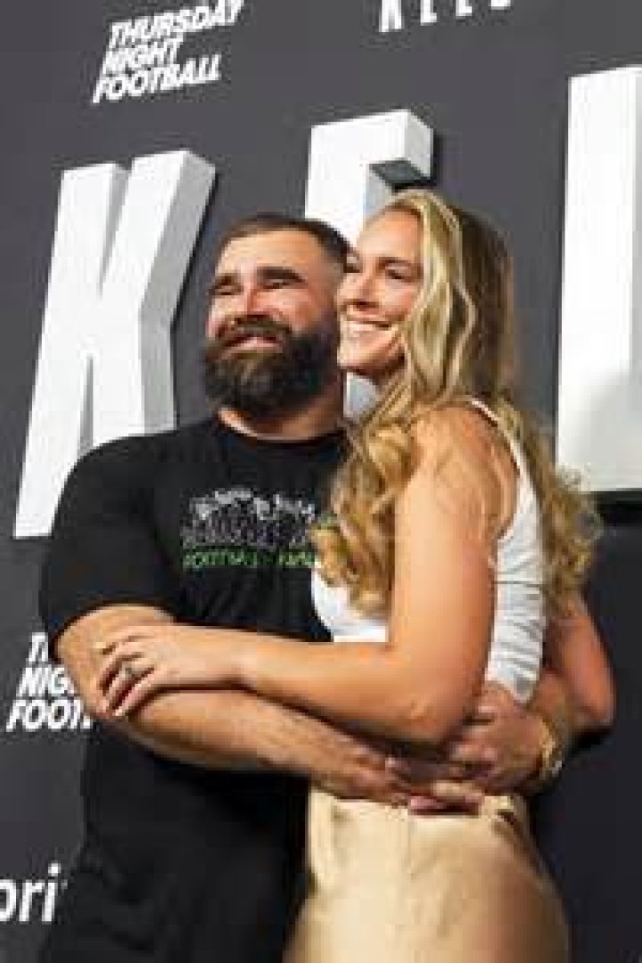 
Jason Kelce says his pregnant wife Kylie is bringing her OB-GYN to the Super Bowl because she is 38 weeks pregnant. 