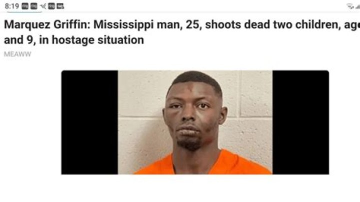 What did Marquez Griffin do? Man charged over Mississippi children murder